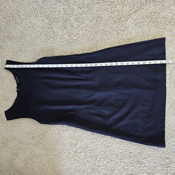 Banana Republic Navy Shift Dress size 4 with pockets above the knee tank - Picture 9 of 11